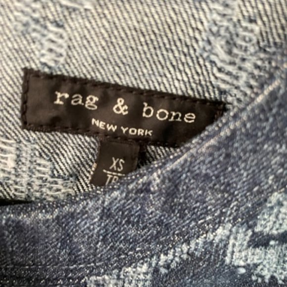 Rag & Bone Denim Mini Dress - Picture 2 of 7